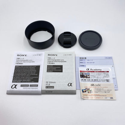美品 ソニー SONY FE 50mm F1.8 SEL50F18F 【C5069-60】