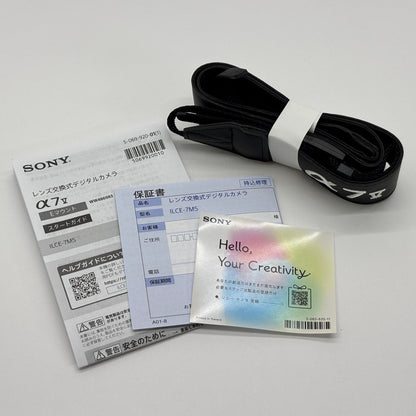 美品 SONY α7 V ILCE-7M5 ボディ シャッター回数7,087回【C8486-60】
