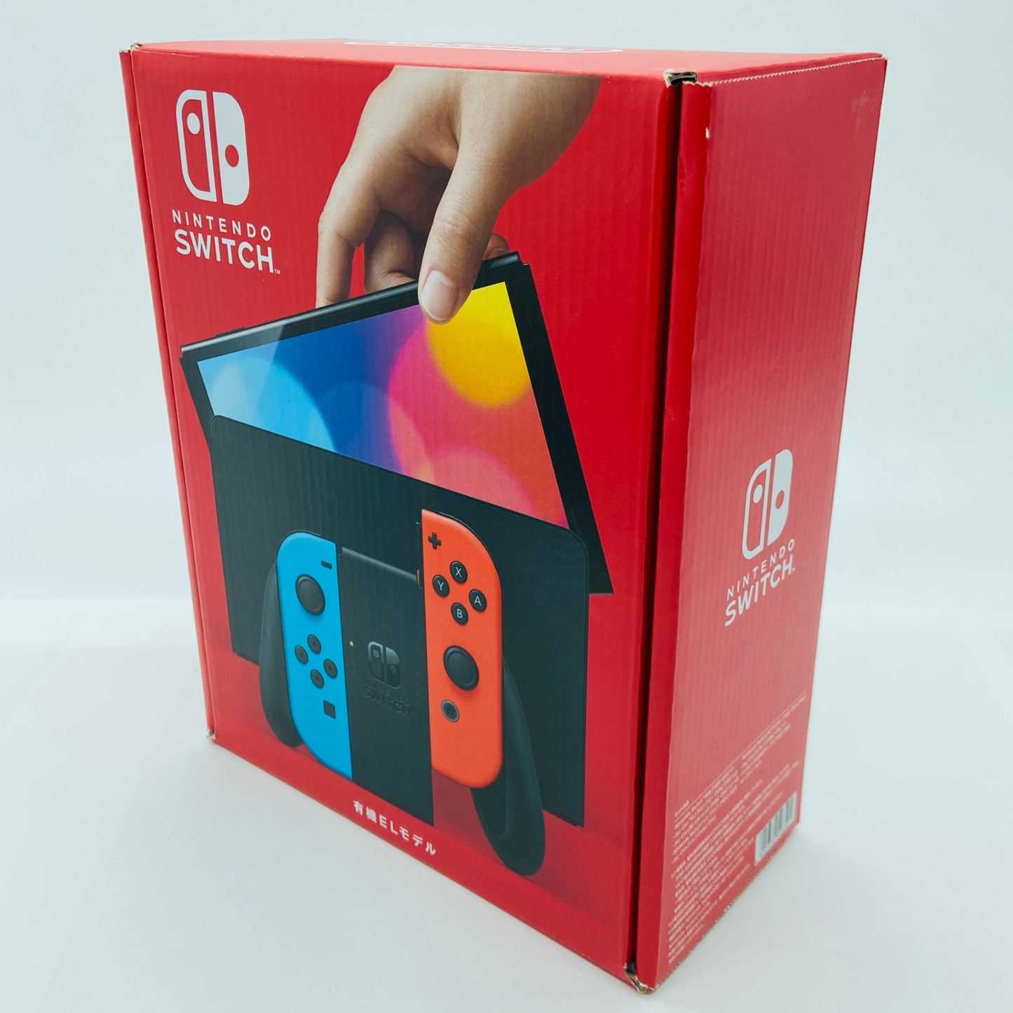 Nintendo Switch (有機ELモデル) HEG-S-KABAA [ネオンブルー・ネオンレッド] 付属品完備【C4484-80】