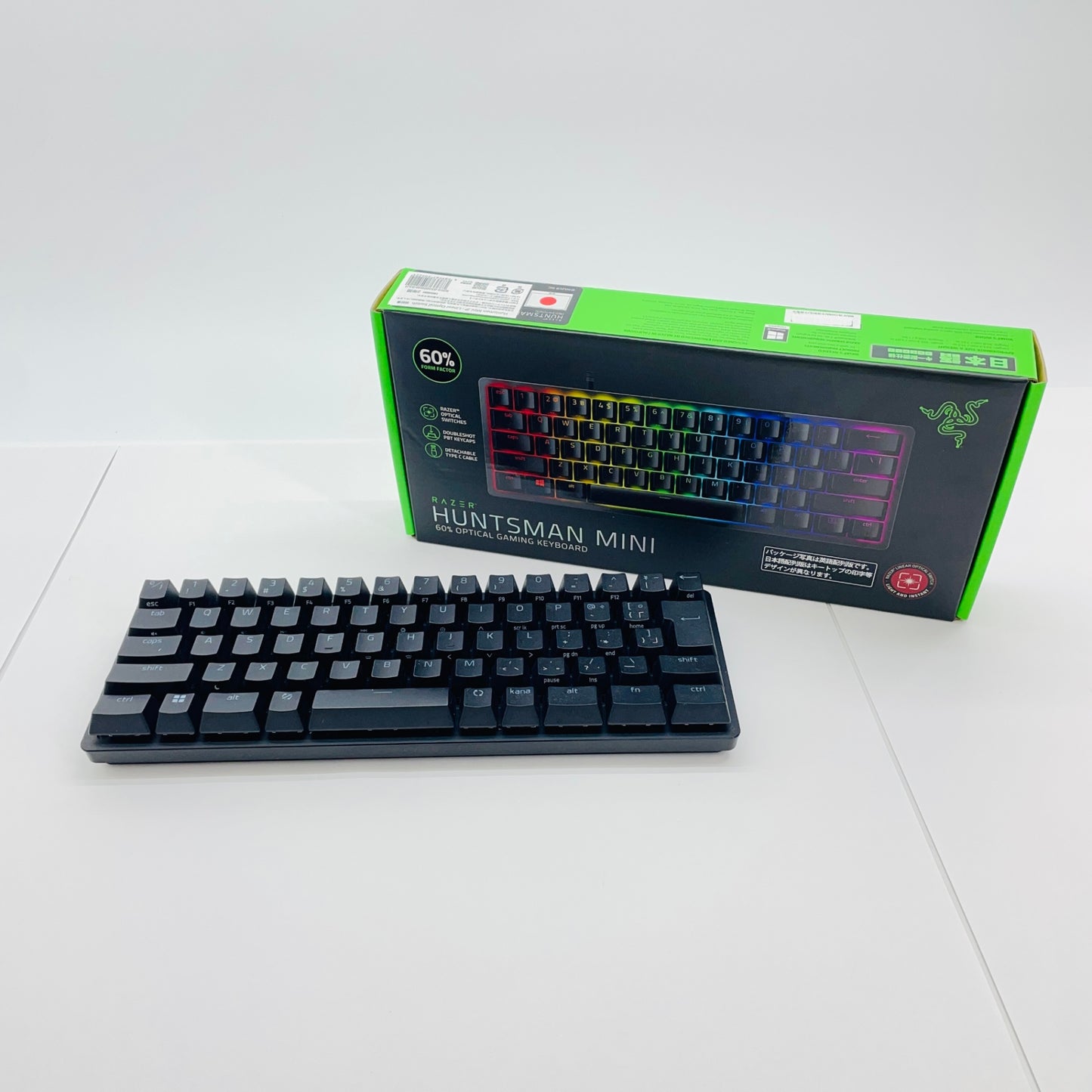RAZER レイザー RZ03-0339 HUNTSMAN MINI 60% ゲーミングキーボード【C3925-80】