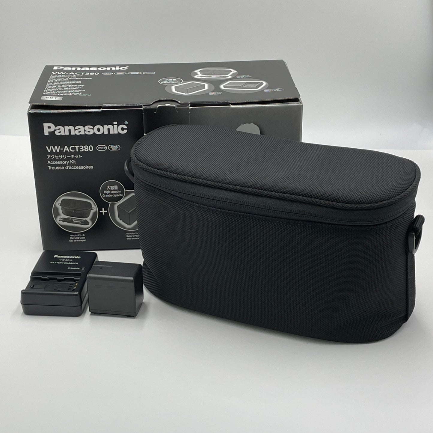 美品 Panasonic ビデオカメラ用アクセサリーキット VW-ACT380 付属品完備【C4865-80】