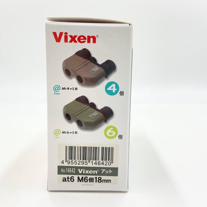 Vixen 双眼鏡 at6 M6×18 箱付属【C6414-60】