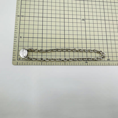 ティファニー リターントゥティファニー オーバルタグ ネックレス 全長約39cm　【C4594-C】