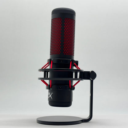 美品 HYPERX QUADCAST HX-MICQC-BK スタンドアロンマイク【C8746-80】