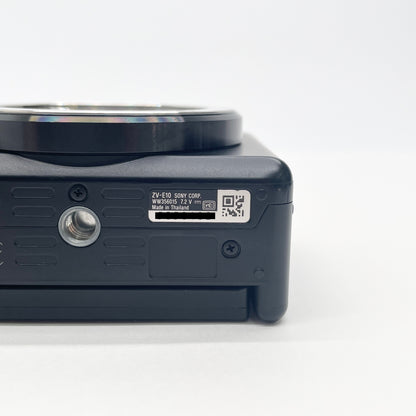 美品 SONY VLOGCAM ZV-E10L E PZ 16-50mm F3.5-5.6 OSS SELP1650 パワーズームレンズキット ブラック【C8367-60】