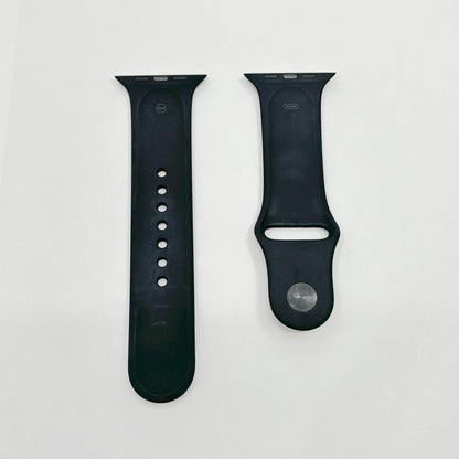 美品 Apple Watch Series 11 GPSモデル 46mm ジェットブラック AL Black SB S/M MEUW4J/A バッテリー最大容量100%【C9328-C】