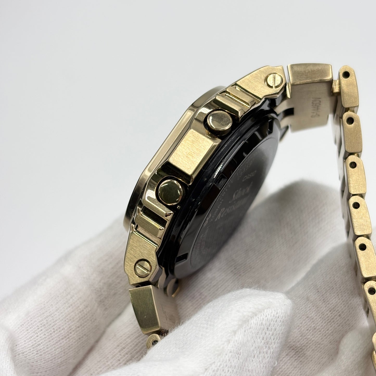 美品 CASIO G-SHOCK GMW-B5000GD-9JF フルメタル ゴールド【C5738-60】