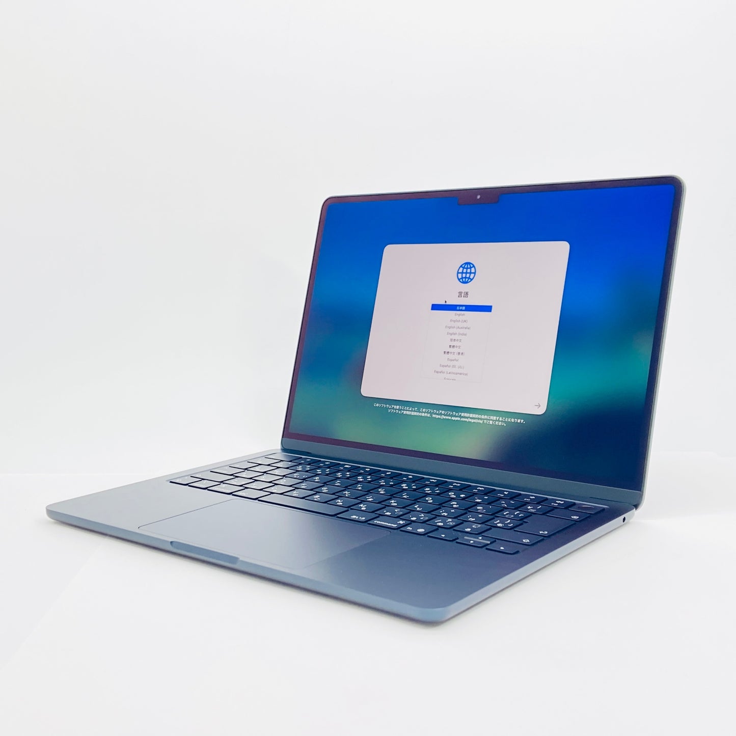 美品 MacBook Air 13インチ M5 10コアCPU 10コアGPU 16GB 512GB ミッドナイト バッテリー最大容量100%【C7795-80】