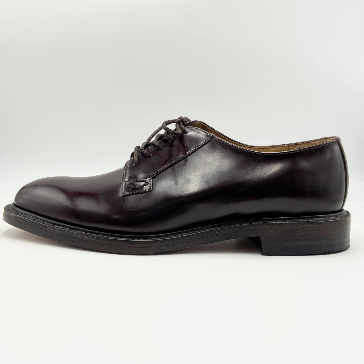 未使用 Loake SHOEMAKERS ローク 英国製 ポリッシュドレザー プレーントゥ ビジネスシューズ　【C5810-80】
