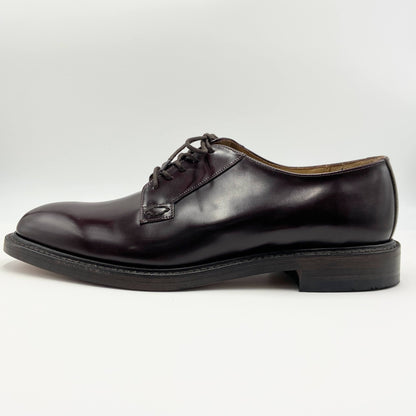 未使用 Loake SHOEMAKERS ローク 英国製 ポリッシュドレザー プレーントゥ ビジネスシューズ　【C5810-80】