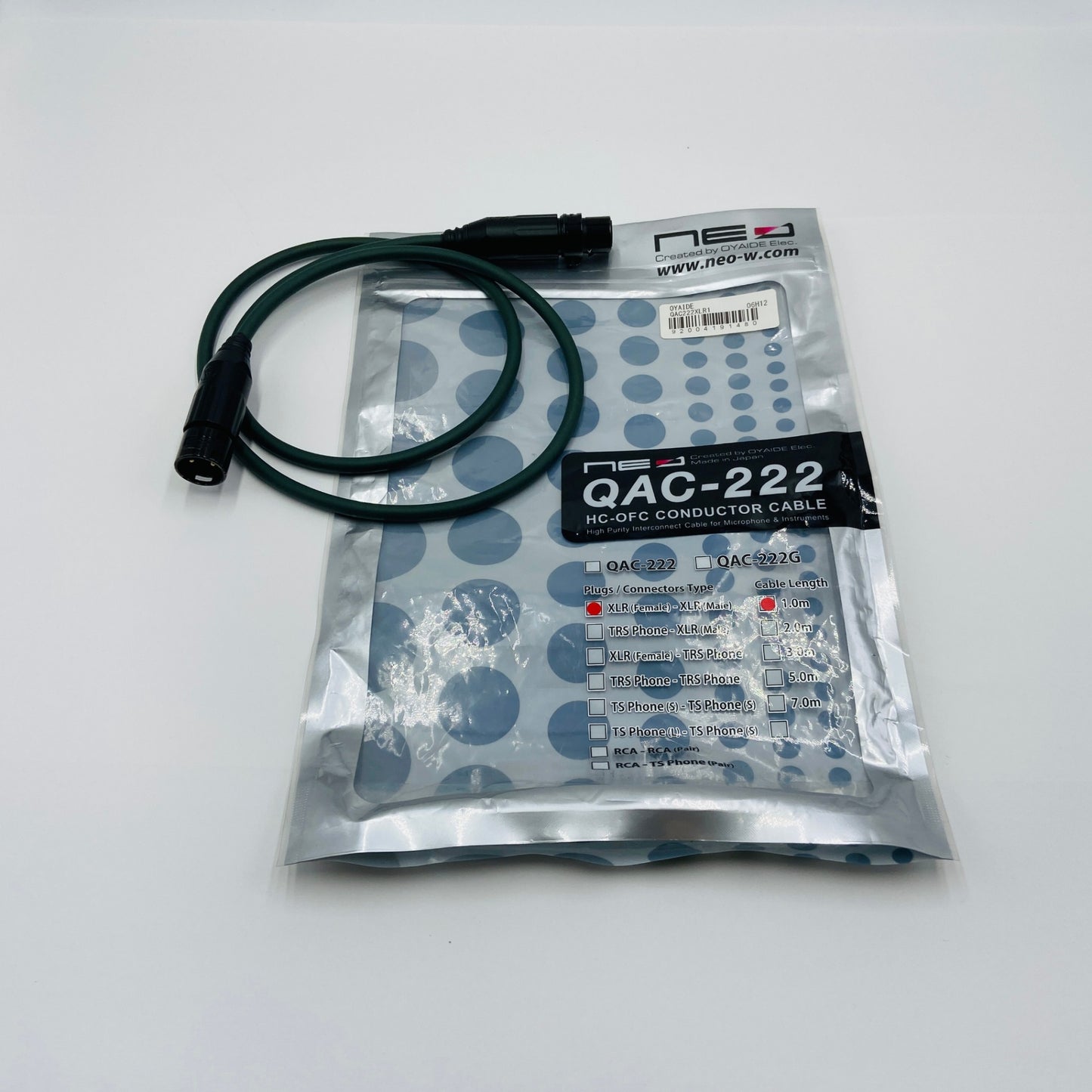 OYAIDE QAC-222 XLR /1.0 【C4615-C】