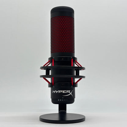 美品 HYPERX QUADCAST HX-MICQC-BK スタンドアロンマイク【C8746-80】