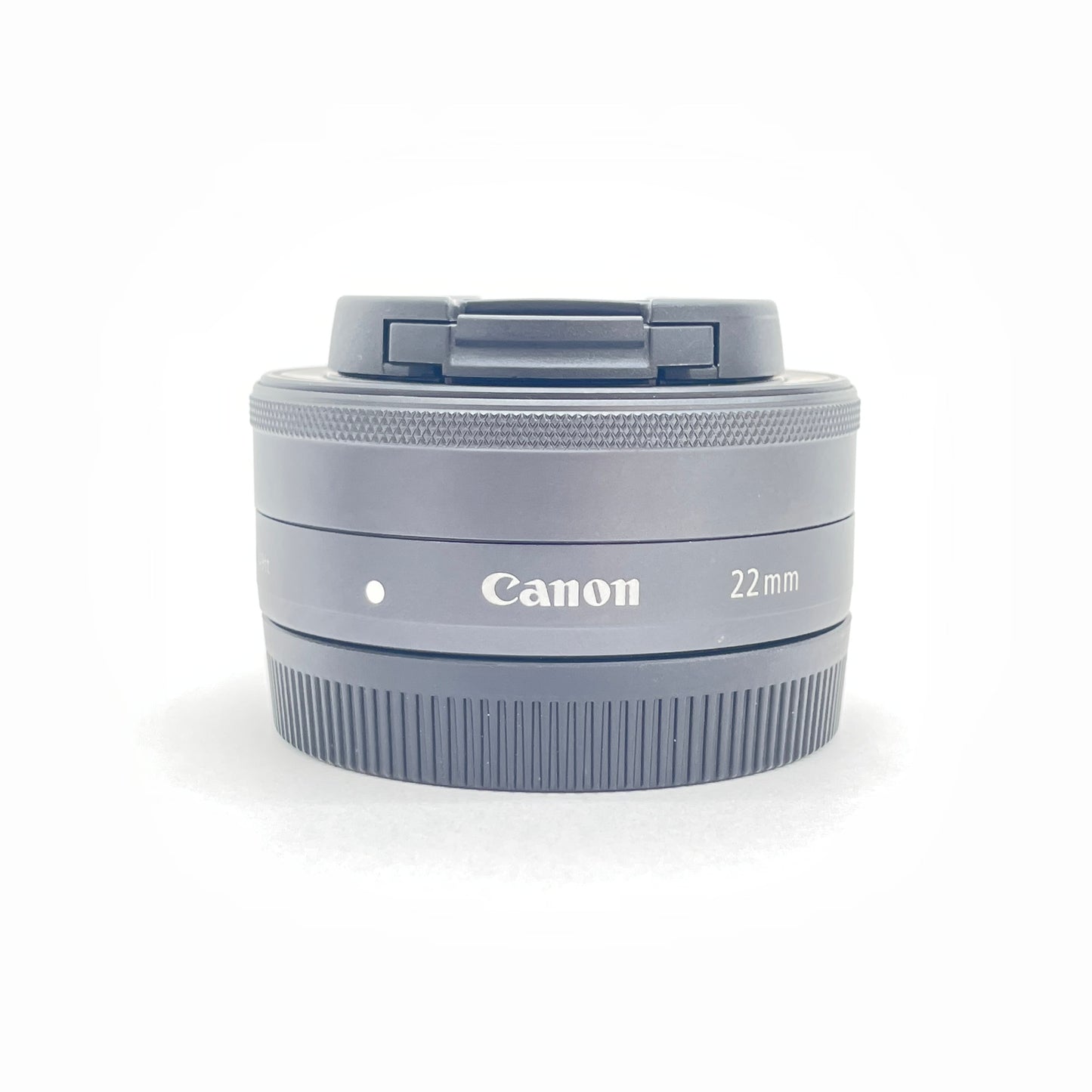 美品 Canon EF-M 22mm F2 STM 単焦点レンズ キャノン パンケーキレンズ【C6707-60】