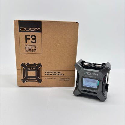 ZOOM F3 2-Channel Field Recorder フィールドレコーダー【C9139-60】