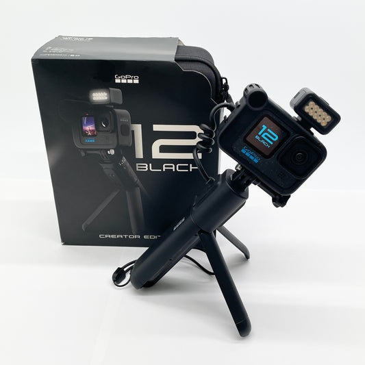 美品 GoPro 12 BLACK CREATOR EDITION モデル：CPST1【C8375-80】