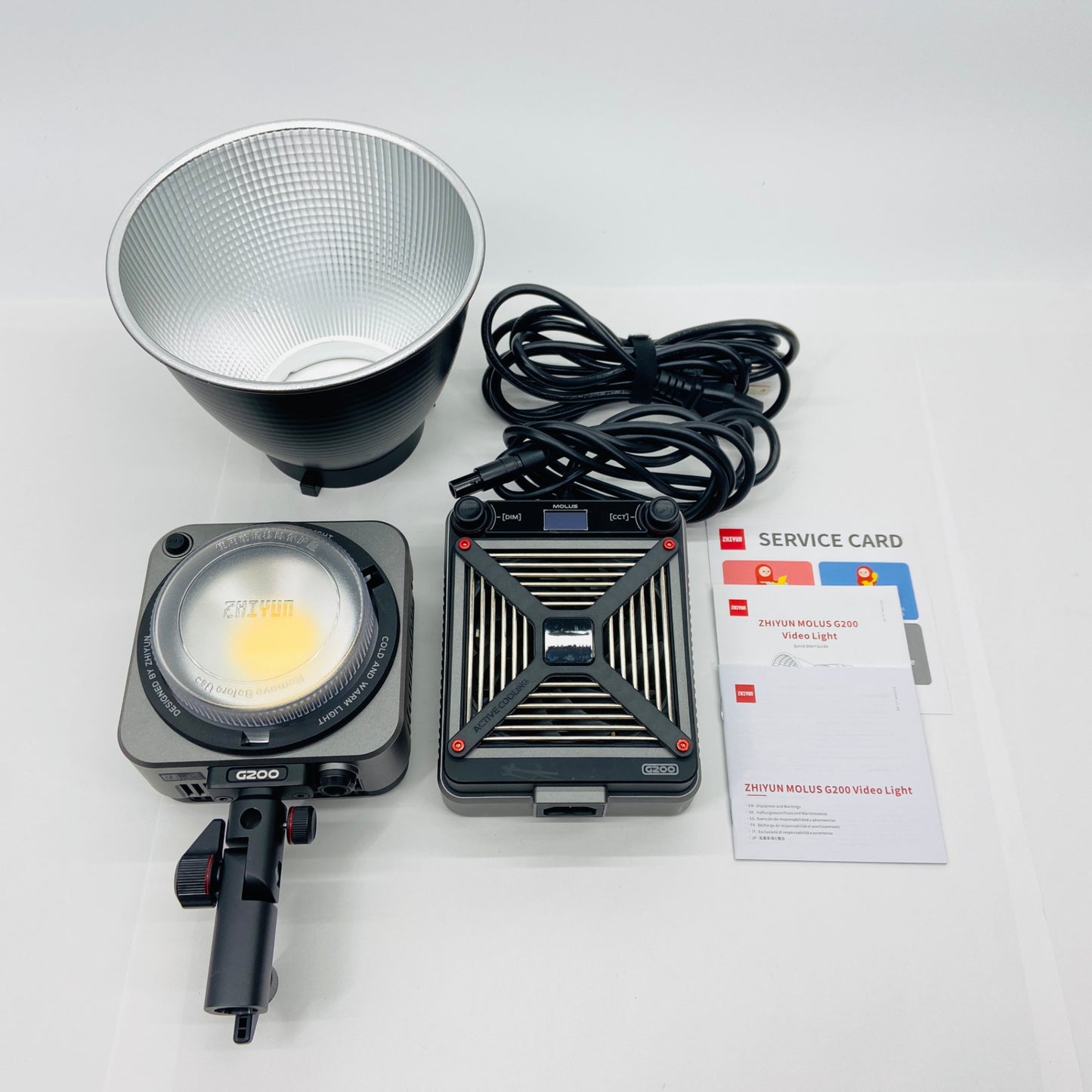 ZHIYUN MOLUS G200 200Wビデオライト 【C4772-100】