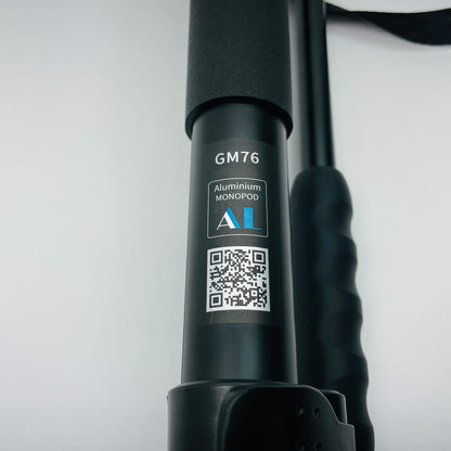 美品 NEEWER プロカメラ一脚 フィート付き 179cm GM76 伸縮自在アルミニウム一脚【C4370-120】