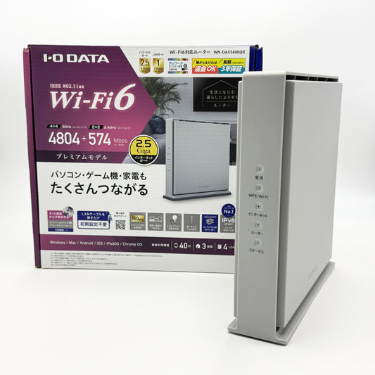 IO DATA WN-DAX5400QR ルーター【C7426-80】