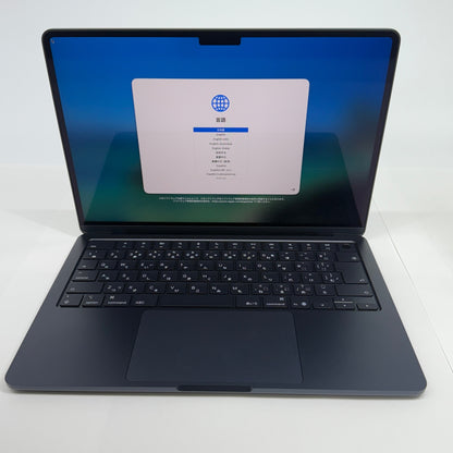 新品同様 美品 Apple MacBook Air M4 13インチ FW123J/A ミッドナイト 16GB 256GB  バッテリー最大容量100% 限定保証あり　【C5142-80】
