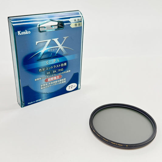 美品 Kenko ZX C-PL ケンコー ゼクロス PLフィルター 72㎜【C6902-N】