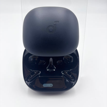 美品 Anker アンカー ワイヤレス イヤホン Soundcore Liberty4 Pro A3954 ミッドナイトブラック【C5945-C】