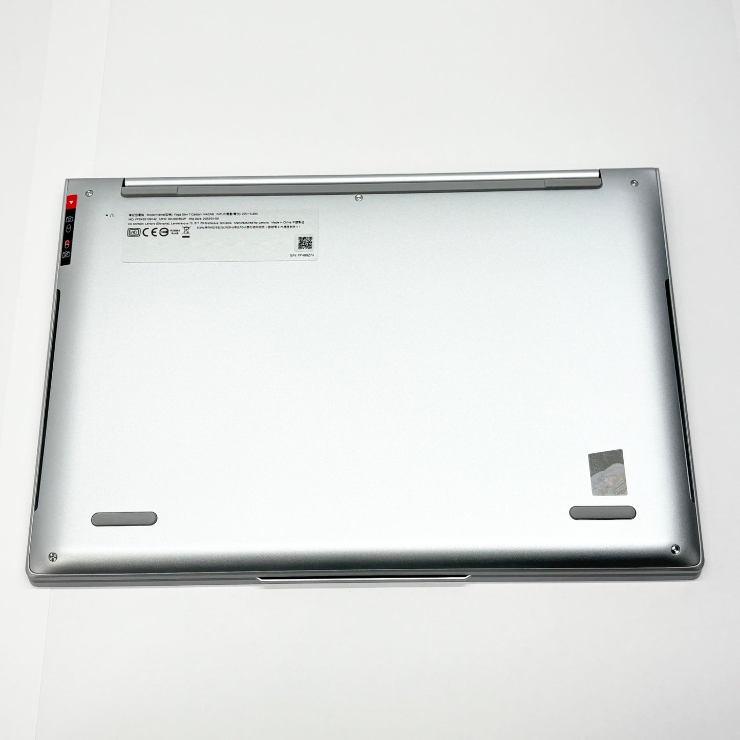 Lenovo レノボ ノートPC Yoga Slim 7 Carbon 14ACN6  82L0003GJP クラウドグレー Ryzen 5 5600U 8GB SSD512GB バッテリー最大容量93%【C6115-80】