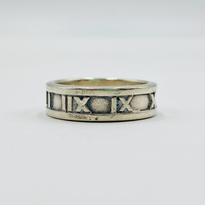 Tiffany & Co. ティファニー SV925 アトラス リング 12号　【C2263-N】