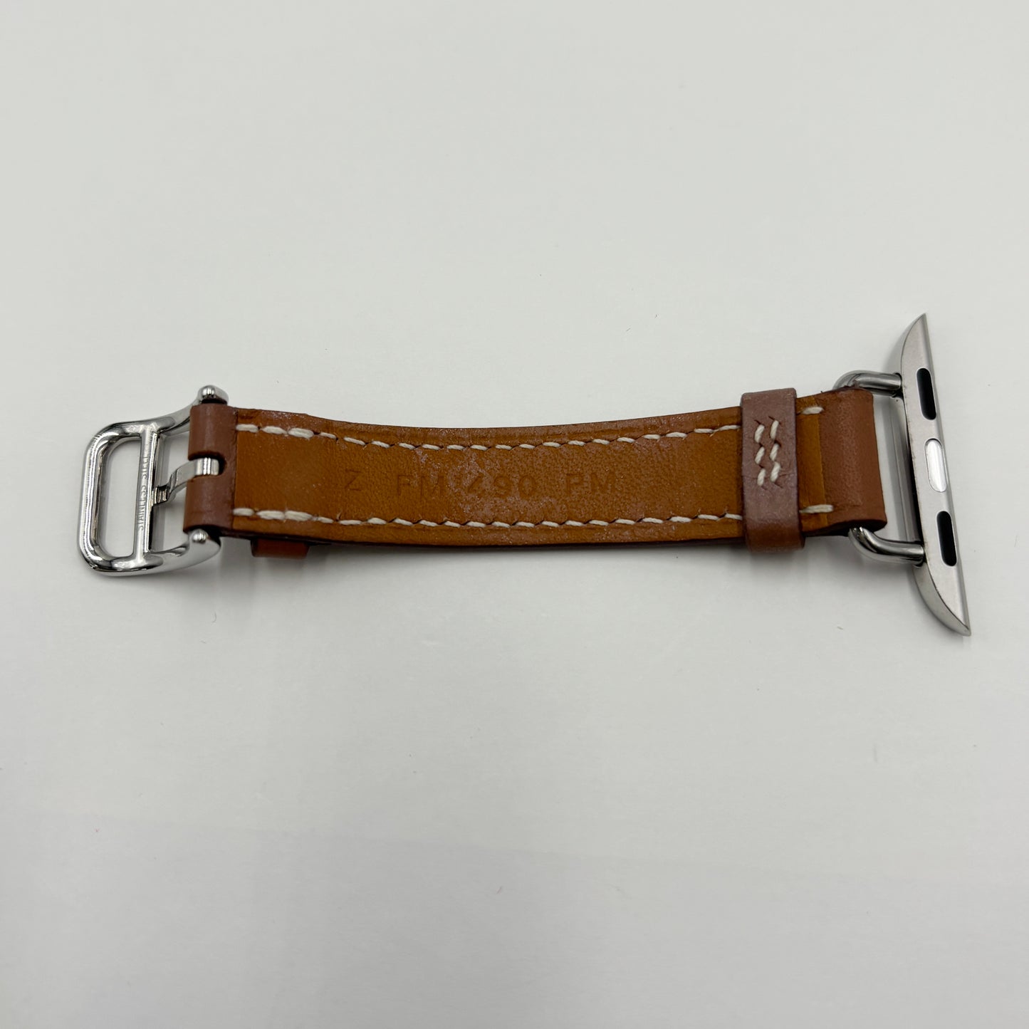 美品 Apple Watch MKLY3J/A A2476 Hermes Series7 41mm ステンレス GPS+Cellular バッテリー最大容量100% バンド2本あり【C5465-60】