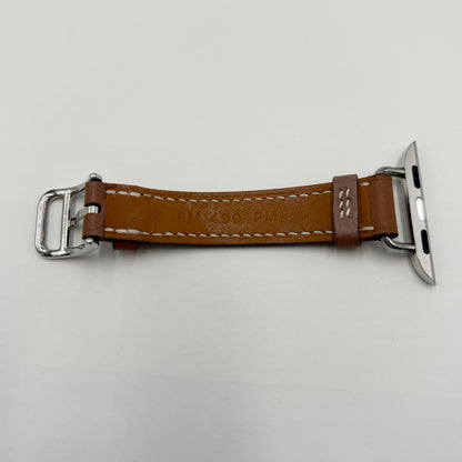 美品 Apple Watch MKLY3J/A A2476 Hermes Series7 41mm ステンレス GPS+Cellular バッテリー最大容量100% バンド2本あり【C5465-60】