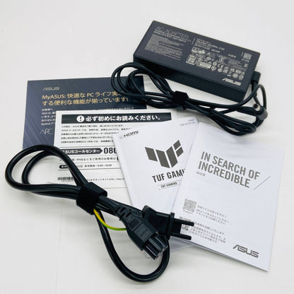 美品 TUF Gaming A15 FA506NCG Ryzen 7 7445HS 16GB 512GB SSD RTX 3050 15.6型 FA506NCG-R7R3050S [グラファイトブラック] バッテリー最大容量100%【C7911-100】
