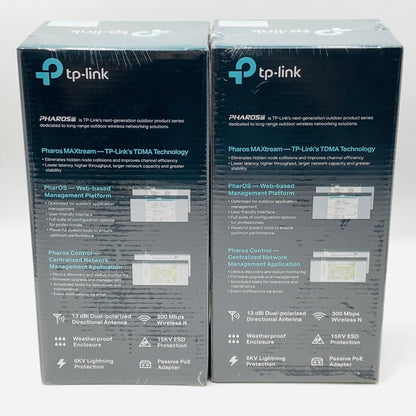 新品未開封 TP-Link CPE510 5GHz 300Mbps 13dBi OUTDOOR PHAROS 拠点間無線通信 2個セット 【C4309-100】