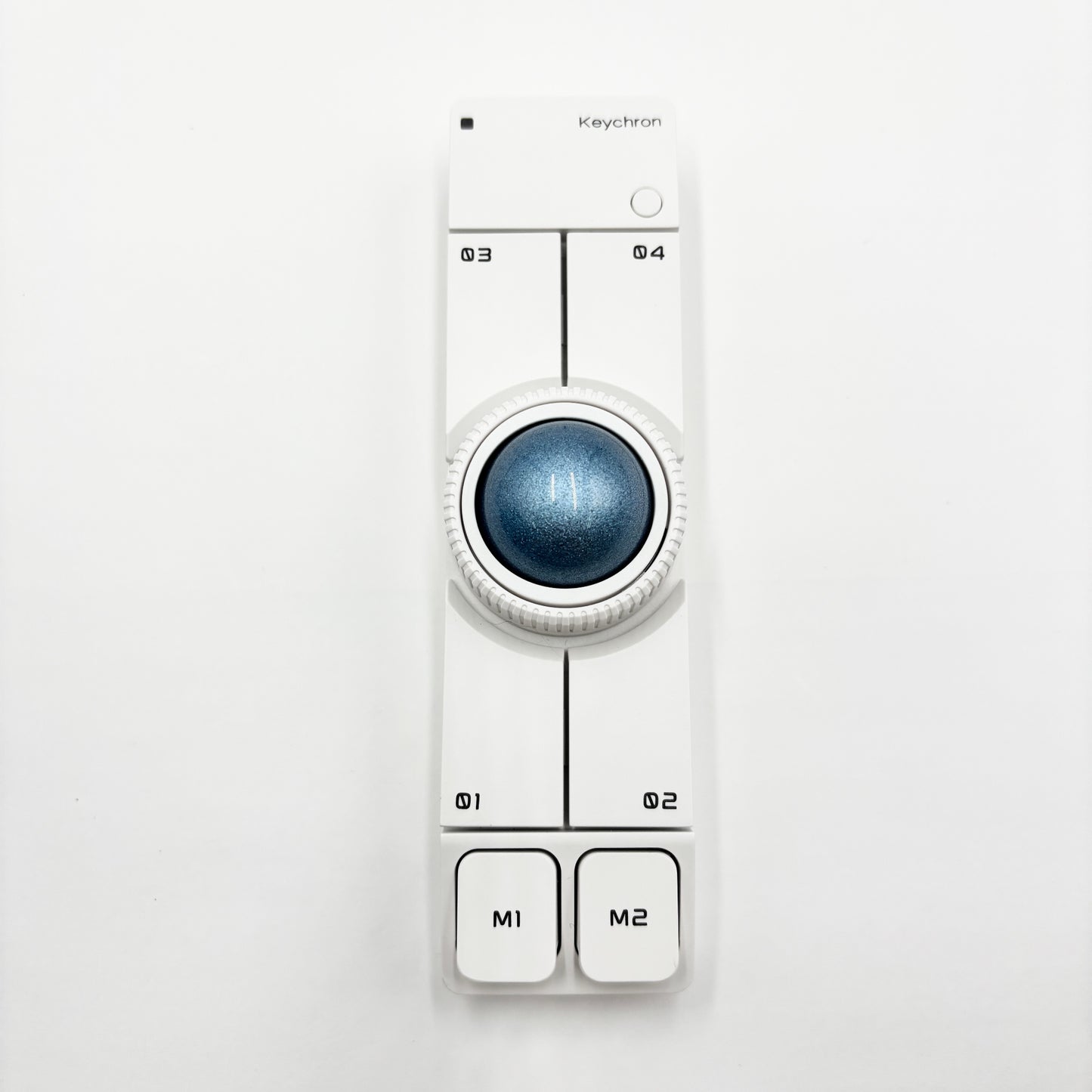 Keychron Nape Pro NP-3 ワイヤレストラックボールマウス ホワイト【C8725-60】
