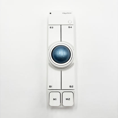 Keychron Nape Pro NP-3 ワイヤレストラックボールマウス ホワイト【C8725-60】