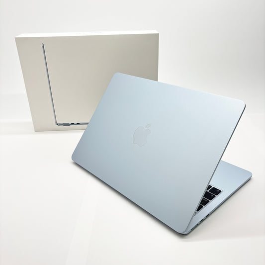 美品 Apple MacBookAir 13インチ M5 16GB 512GB バッテリー最大容量100% スカイブルー【C8380-80】