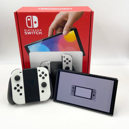 美品 Nintendo Switch (有機ELモデル) HEG-S-KAAAA 店舗印なし【C6062-80】