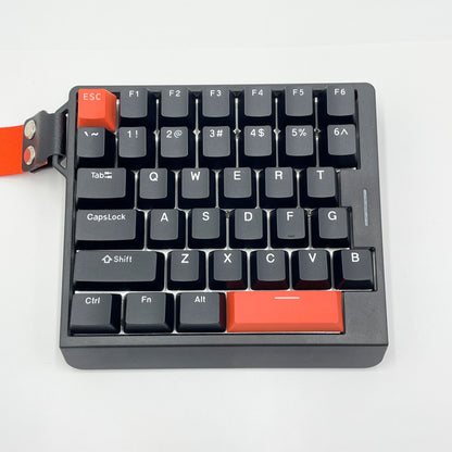美品 EPOMAKER HE30 左手デバイス 片手キーボード 　ブラック・オレンジ 付属品完備【C7393-60】