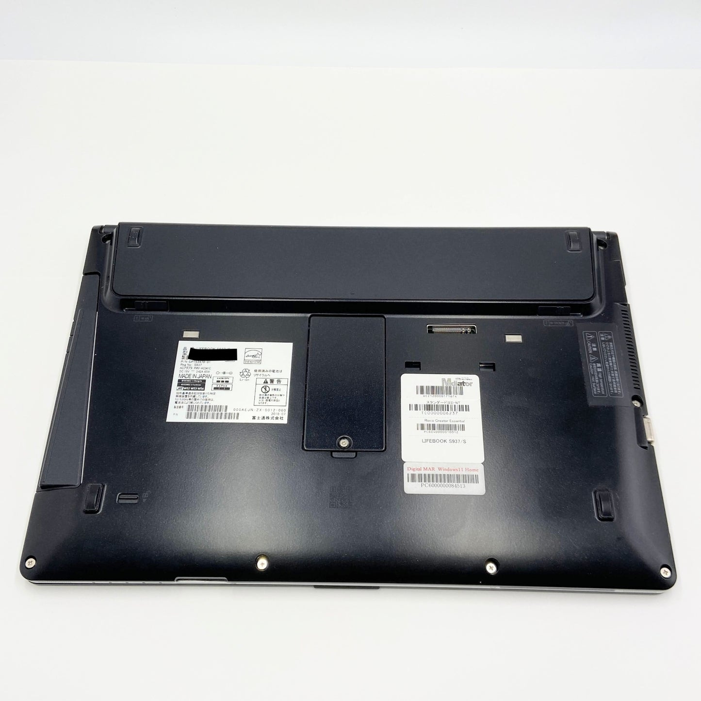 FUJITSU FMVS09001 LIFEBOOK S937/S Core i5 7300U 2.60GHz 8GB 256GB(SSD) windows11Pro バッテリー最大容量93% 【C6334-80】