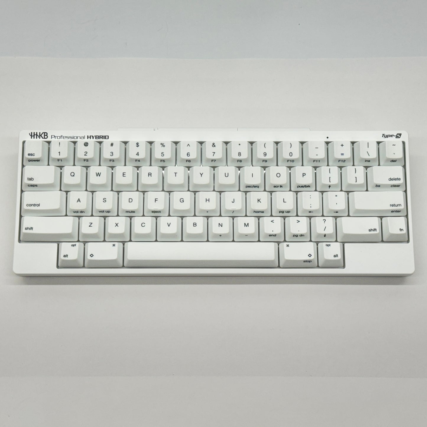 美品 HHKB Professional HYBRID Type-S 英語配列 雪 PD-KB800YSC【C8203-80】