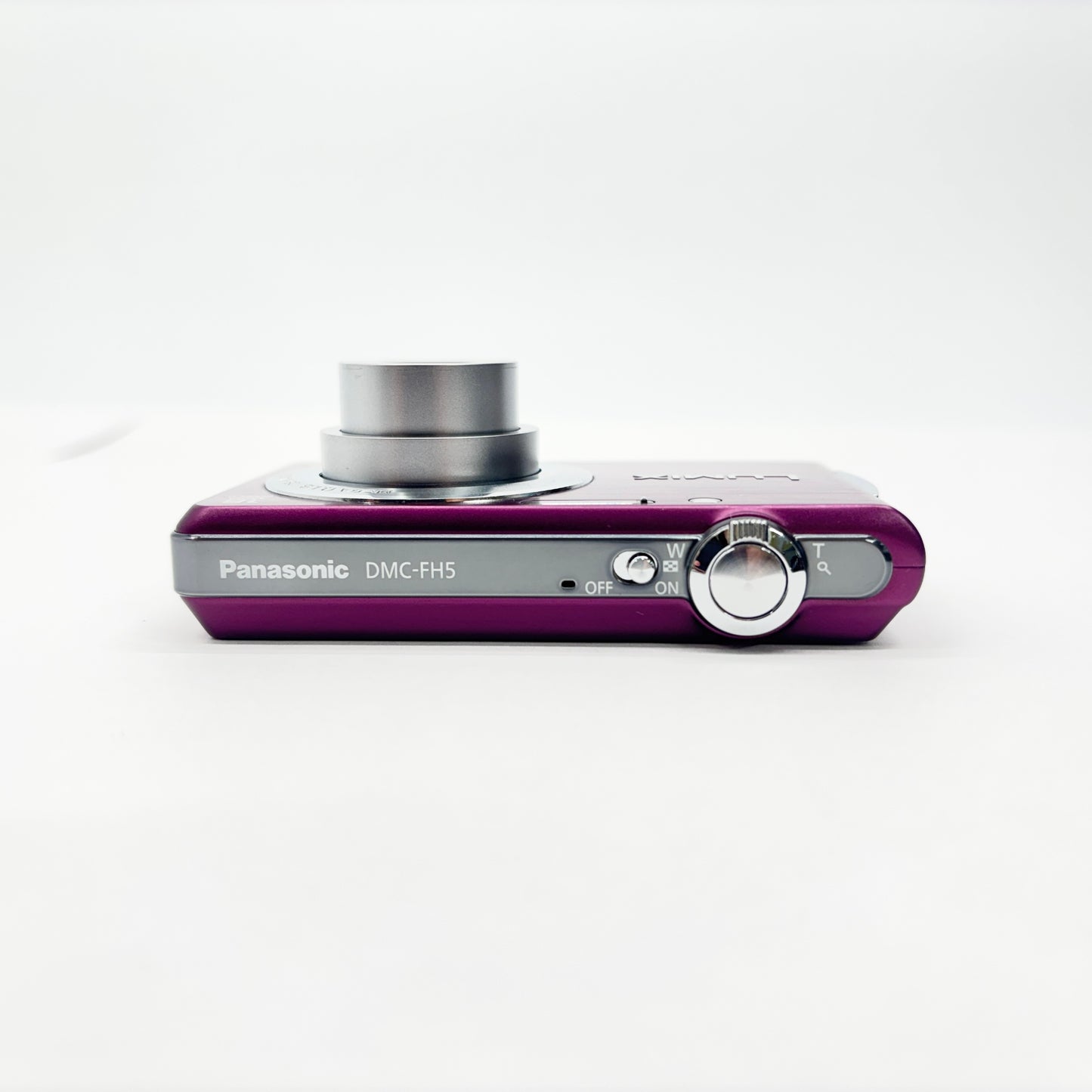 美品 Panasonic パナソニックLUMIX DMC-FH5 コンパクトデジタルカメラ バイオレット バッテリー・チャージャー付属 【C8527-C】