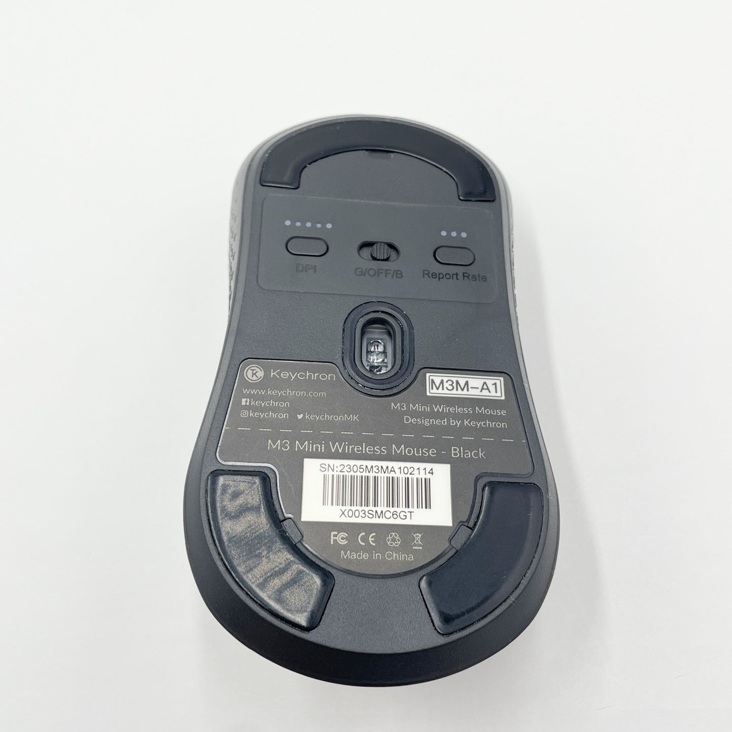 Keychron M3 mini ワイヤレスマウス 3395   レシーバー・箱付属	　【C7396-60】