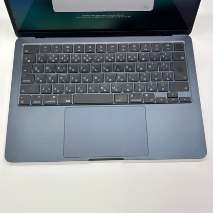 Apple MacBook Air 2022 13インチ M2 8GB 256GB MLY33J/A ミッドナイト バッテリー最大容量96%【C6194-80】
