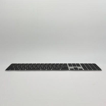 美品 Magic Keyboard Touch ID テンキー付 ブラック JIS MMMR3J/A スペースグレー【C8650-80】
