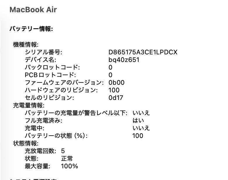 美品 MacBook Air 15インチ Liquid Retinaディスプレイ M4 16GB 256GB MC7A4J/A [スカイブルー] 充放電回数5回 バッテリー最大容量100%【C6036-80】
