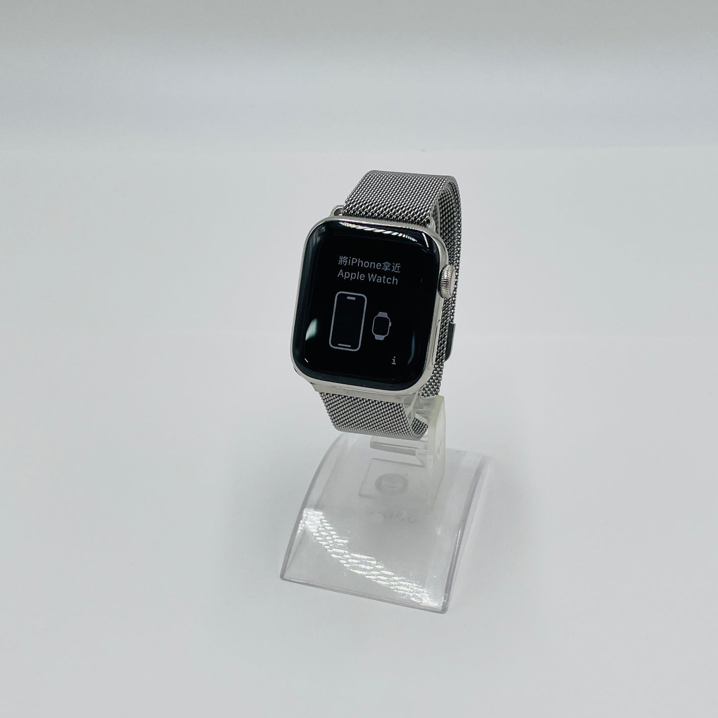 Apple Watch Series 6 GPS + Cellular ステンレススチール 40mm M06U3J/A SIMフリー版 バッテリー最大容量82% 【C4640-C】