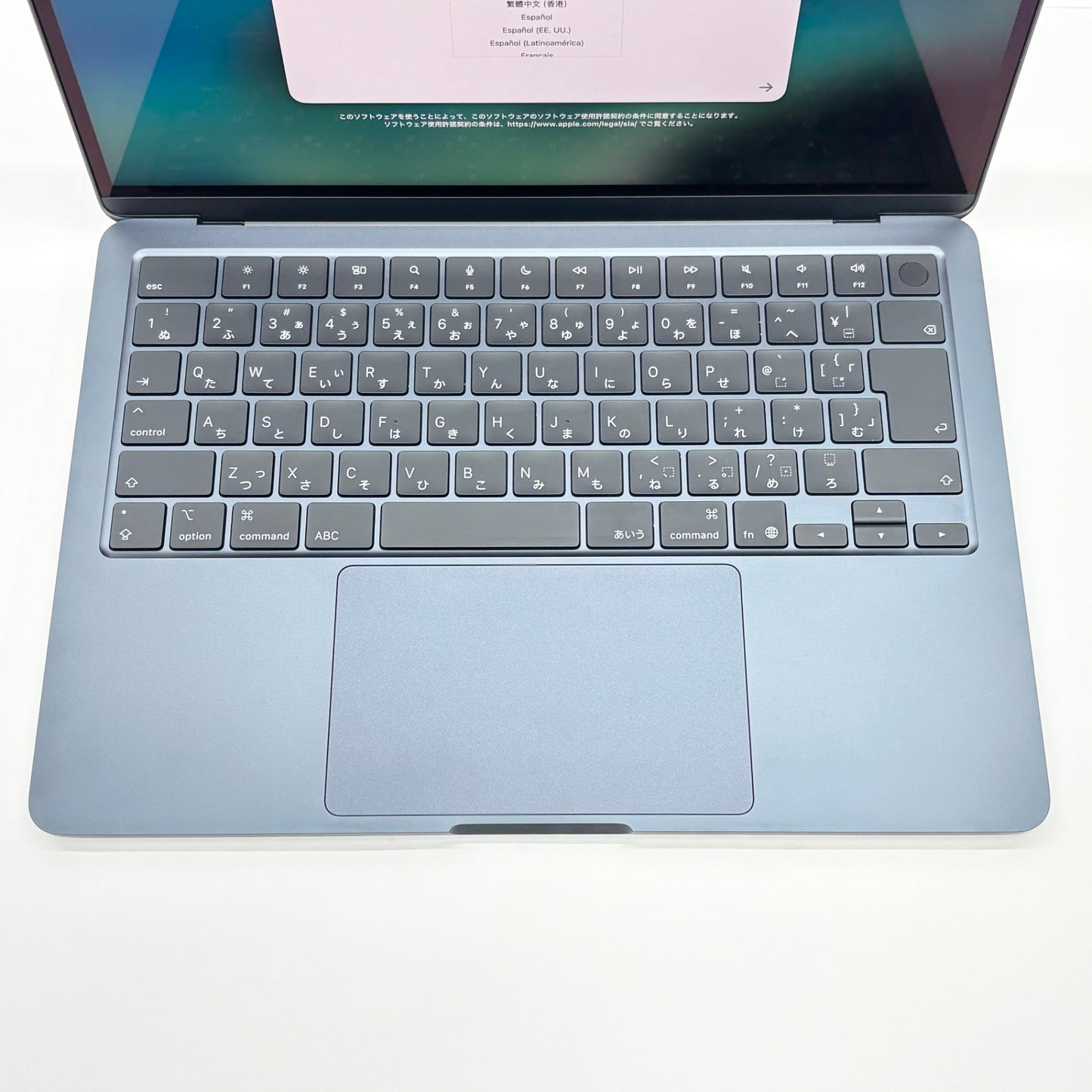 美品 新品同様 Apple MacBook Air MW123J/A M4 2025 16GB SSD 256GB 充放電回数3回 バッテリー最大容量100%【C5480-80】