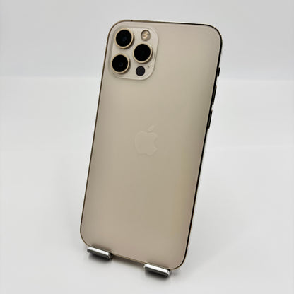 Apple iPhone 12 Pro 128GB SIMフリー MGM73J/A ゴールド バッテリー最大容量87%【C9495-C】