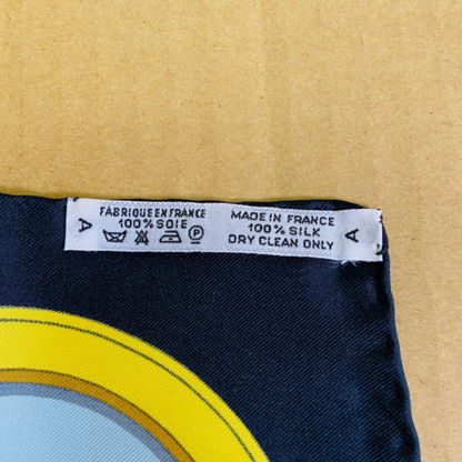 美品 HERMES エルメス スカーフ シルク 大判 馬 カレ90【C41-80】