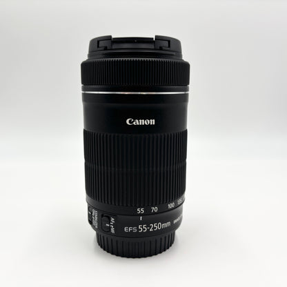 美品 Canon EF-S 55-250mm F4-5.6 IS STM【C6090-60】