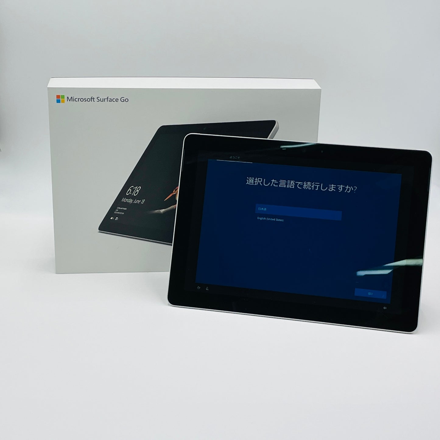 美品 Microsoft Surface Go 1824 Intel Pentium Gold 4415Y 128GB 8GB MCZ-00032 Windows10 バッテリー最大容量96% 【C4829-80】