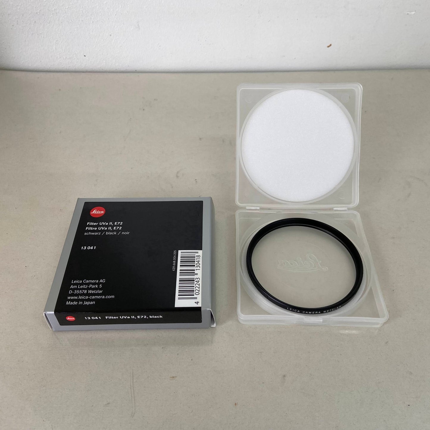 美品 Leica Filter UVa II E72 UVフィルター 72mm　13041  【C641-C】